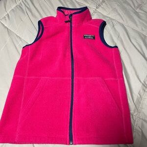 LL Bean fleece vest